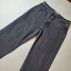 Everlane Women's Size 34L The Way-High Jean Cropped Straight-Leg Black